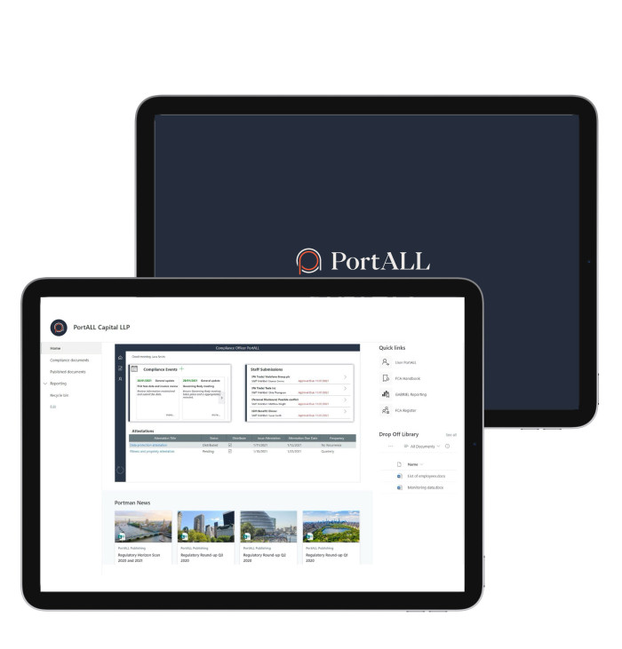 PortALL ComplianceOfficer View